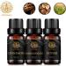 Therapeutic-Grade Aromatherapy Essential Oils Set Sandalwood Cinnamon Vetiver Essential Oils Set 100% Pure Aromatherapy Essential Oils Kit for Diffuser Massage Humidifier 3x10ml - Buy Online on SooperMarket.com