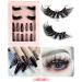 Press On Nails & Faux Mink Lashes Set | Natural Look Stick-On Nails & False Eyelashes for Effortless Beauty - Buy Online on SooperMarket.com