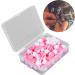 74 Pcs Round Hair Beads DIY Braid Hair Beads Braids for Girls(Pink) - Buy Online on SooperMarket.com