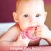 Soothing Giraffe Silicone Baby Teether Toy - Easy to Hold & Clean, Pain Relief for Infant Sore Gums (Pink) - 3 Months - Buy Online on SooperMarket.com