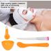 DIY Face Mask Mixing Bowl Kit Mask Brush Set Silicone with Face Mask Brush Brush Face Care Bowl Measurement Spoon Kit (Orange) - Buy Online on SooperMarket.com