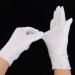 36Pcs White Gloves 18 Pairs Soft Cotton Gloves Large Size Stitched White Gloves for Dry Hand Moisturizing Cosmetic Hand Spa and Coin Jewelry Silver Inspection - Buy Online on SooperMarket.com