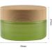 Zeoabsy 4-Piece 30ml Matt Green Glass Cremedose Set - Screw Lid Ointment Pots for Cosmetics Gels & Creams - Ships Internationally - Buy Online on SooperMarket.com