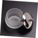 Healeved Nail Art Crystal Cup Decorative Monomer Dish Liquid Containers Manicure Tool Dappen Dish with Lid Nail Art Cleaning Tool Glass Cleaning Cup Stainless Steel Mixing Cup Carved - Buy Online on SooperMarket.com
