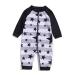 BONVERANO Baby Boys Swimsuit Toddler Bathing Suit Full-Length Zipper One Piece Swimwear with UPF 50+ Sun Protection 3 Months Star