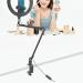10in LED Light with Stand Adjustable Brightness and Color Temperature for Beauty Manicure and Live Streaming - Buy Online on SooperMarket.com
