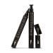The Quick Flick - Wings Eyeliner Stamp Felt-Tip Liquid Eyeliner Water-and-Smudge-Proof Cat Eyeliner Intense Black Liquid Eyeliner Pen Grand 12mm (5mm Thickest) Winged Eyeliner Stamp 2 Pens