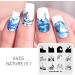 Nail Art Stamping Plate Natural Sea Waves Template - Alexnailart NA011 - Buy Online on SooperMarket.com