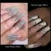 MIZHSE Reflective Glitter Gel Polish Set - Silver Colorful Glitter | Christmas Nail Art Varnish Manicure Kit for Beginners | Soak Off LED Lamp Included - Buy Online on SooperMarket.com