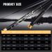 Goture Telescopic Tenkara Fishing Rod - Ultralight Portable Collapsible Bass Crappie Rod | Carbon Fiber Inshore Stream Trout Pole | 12ft/3.6m Free Tip Set - Buy Online on SooperMarket.com