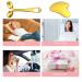 Winyoung Gold Metal Face Roller & Gua Sha Massage Set for Face, Neck, Eyes & Body - Facial Skin Care Tool for Eye Treatment - Buy Online on SooperMarket.com
