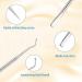 Professional Blackhead and Whitehead Extractor Tool Kit - 5 Pcs/Set for Face and Nose - Stainless Steel Pimple Popper Set VT921A - Buy Online on SooperMarket.com