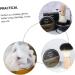Beavorty Shaving Foam Bowl & Badger Brush Set - Essential Men's Grooming Kit for Travel | Black 12x8.5cm - Buy Online on SooperMarket.com