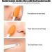 Silicone Nose & Lip Exfoliating Brush for Deep Cleaning and Blackhead Removal - Orange - Buy Online on SooperMarket.com