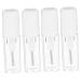 Mikinona 4pcs clear brow mascara gel eyebrow styling liquid plastic mascara makeup supplies