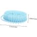 3pcs Double Sided Bath Brush Set - Baby & Body Silicone Scrubber - Buy Online on SooperMarket.com