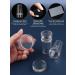 EBANKU Clear Nail Stamper Set with Scrapers - 3 Silicone Jelly Stampers, 3 Replaceable Heads - Manicure Tools - Buy Online on SooperMarket.com