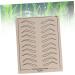 Beavorty 18 Sheets Eyebrow Microblading Skin Vehicle Grab Handles Eyebrow Training Skin Practice Skin - Buy Online on SooperMarket.com