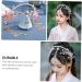 FOYTOKI 1pc Ancient Style Hair Crown Headdress Long Tassel Hair Accessory Vintage Hanfu Hair Accessory Chinese Traditional Hair Accessory Long Tassel Headdress Chinese Style Headband - Buy Online on SooperMarket.com