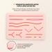 Suture Practice Pads 3 Layer with 14 Wounds - 5x7 Suture Practice Kit for Medical Training by Students and Veterinarians - Buy Online on SooperMarket.com