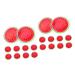 Lurrose 20 Pcs Ice Pack Eye Mask Eye Mask Ice Pack PVC Cool Blindfold 6.6x6.6cmx2pcs As Shownx2pcs