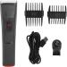 Hair Cutting Clipper Glides Smoothly Electric Hair Trimmer with 2 Guide Combs for Traveling (Black) - Buy Online on SooperMarket.com