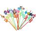 iwobi 12 Pcs Animal Curly Straws Reusable Plastic Curly Novelty Straws for Kids Birthday Party - Buy Online on SooperMarket.com