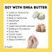 Raw & Unrefined African Shea Butter - 100% Pure & Organic | 2lbs Ideal for Soap Making Whipping & Lotion | Sourced from Ghana - Buy Online on SooperMarket.com