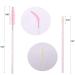 200 Disposable Mascara & Lip Gloss Applicator Wands - Pink | Tbestmax - Buy Online on SooperMarket.com
