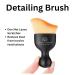 Buy Dual-Action Brush for Foundation & Powder - Global Fashion | 10x6x3cm 15g Black - International Shipping - Buy Online on SooperMarket.com