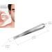 Wide Grip Slant Tweezers - German Stainless Steel - Hand-Filed Slanted Tips for Ultra-Precision - Tweezers for Eyebrows and Nose/Ear/Facial Hair - Professional Grade - Buy Online on SooperMarket.com
