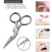 Fitdon Eyebrow Set: Stainless Steel Tweezers Scissors Brush & Razors | 6-Piece Grooming Kit for Perfect Eyebrows - Buy Online on SooperMarket.com
