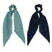 Getacota 9-Piece Bowknot Hair Scrunchies Set - Satin Chiffon Long Tail Scrunchy Scarf Vintage Ponytail Holder for Women - Buy Online on SooperMarket.com