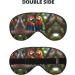 Colorful Parrots On Tree Print Double-Sided Eye Mask Soft and Light Blocking for Enhancing Sleep Quality - Buy Online on SooperMarket.com