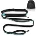 Philorn Hands Free Dog Lead with Phone Pouch - Running/Jogging Leash, Shock Absorbing Bungee, Reflective Stitching, Blue - Buy Online on SooperMarket.com