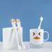 Toddler Toothbrush Toothbrush for Children Kid Whole Mouth Toothbrush with Round Nonslip Handle for Kids 3+ Years Old - Buy Online on SooperMarket.com