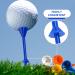 Big Crazy Golf Tees - 3 1/4 Inch Unbreakable Plastic Tees (50 Count) - Reduce Friction & Side Spin - Colored Tees for Improved Performance - Buy Online on SooperMarket.com