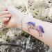Oottati Waterproof Temporary Tattoo Stickers - Colorful Bubble Flower Peacock Unicorn Arrow Feather Pink Tree - 9 Sheets for Arm Shoulder Face - Buy Online on SooperMarket.com