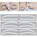Silicone Disposable Eyebrow Stencil Kit for Microblading - Hygienic & Easy to Use - Buy Online on SooperMarket.com