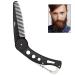 iPobie Folding Beard Comb Stainless Steel Beard Comb for Combing Hair Beards and Mustaches Folding Pocket Comb for Men