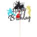 Arthsdite Happy Birthday Band Cake Topper-Drum Set Guitar Singing Cake Topper for Music Theme Birthday Party for Rock Roll Drummer Party Decor - Black Glitter - Buy Online on SooperMarket.com