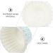 HOMSFOU 100 Pcs Cake Cups Baking Cake Cup Baking Cup Wraps Paper Dessert Liners Paper Muffin Wedding Cupcake Liners Mini Cupcake Liners Crayon Greaseproof Paper Round Container Baby 7.5X7.5X4CMx2pcs Greyx2pcs - Buy Online on SooperMarket.com
