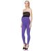 SOFTSAIL Maternity Leggings Pregnancy Pants Cotton Trousers with Belly Support Over Bump High Waisted Stretchy Soft Women Maternity Clothes Pregnancy Wear 16 Violet