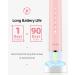 7am2m Sonic Electric Toothbrush - 6 Brush Heads, 90-Day Charge, 5 Modes, Smart Timer - Light Pink - Buy Online on SooperMarket.com