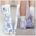 Lurrose Blue Tabi Socks | Japanese Kimono Cotton Acupressure Slippers | Sweet 2-Toe Sandals for Comfort & Style 40-45 - Buy Online on SooperMarket.com