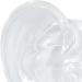 High-Quality Silicone Human Right Ear Model for Ear Sewing Practice - Waterproof Transparent Large Base - Buy Online on SooperMarket.com