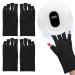 WLLHYF 2 Pair Anti UV Gloves Gel Manicure Gloves Professional Protection Fingerless Moisturizing Gloves Nail Art DIY Accessories Skin Care Protect Hands for Home Outdoor 2 Pairs