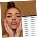 Baluue 2 Pairs Eyebrow Makeup Tools Hair-like Simulation Eyebrow Sticker Artificial Eyebrow Patch 21.00X15.00X0.01CM Black - Buy Online on SooperMarket.com