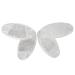 Cyberone 4 PCS Bicycle Wheel Spoke Reflectors for Mountain Bike Road Bike Decoration Safe Warning Oval White