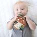 Itzy Ritzy Itzy Pal Infant Toy & Teether with Crinkle Sound, Textured Ribbons & Silicone Mushroom Teether - Buy Online on SooperMarket.com